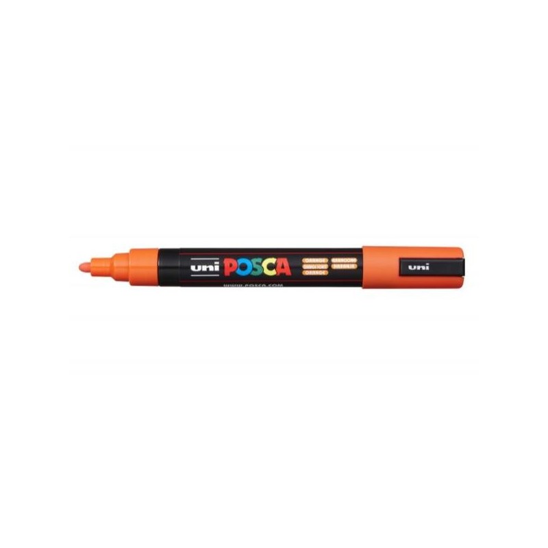 Uni Posca PC-5M Pennarello Marcatore Acrilico a base d'acqua con Punta Conica Media Arancione Chiaro 6 Pz Uni Posca PC-5M Pennarello Marcatore Acrilico a base d'acqua con Punta Conica Media Arancione Chiaro 6 Pz