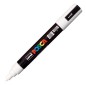 Uni Posca PC-5M Pennarello Marcatore Acrilico a base d'acqua con Punta Conica Media Bianco 6 Pz Uni Posca PC-5M Pennarello Marcatore Acrilico a base d'acqua con Punta Conica Media Bianco 6 Pz