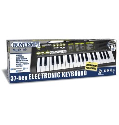 Bontempi Tastiera Elettronica 37 Tasti con 10 Canzoni Preregistrate e 16 Ritmi - Modello 15 3770