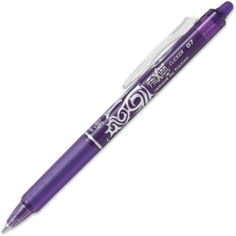 Pilot FriXion Clicker Penna a Sfera Cancellabile Viola Punta 0.7 mm 12 pz 006819 Pilot FriXion Clicker Penna a Sfera Cancellabile Viola Punta 0.7 mm 12 pz 006819