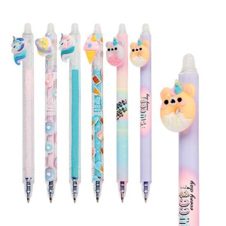 Kawaii Penne Biro Cancellabili a Scatto Mini Kids Sweet Love Punta 0.7 mm Blu 36 pz 20/243