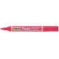 Pentel N850 Marcatore Permanente Rosso Punta conica 4.5 mm 12 Pz