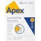 FELLOWES 100 pezzi Pouches per plastificare formato A4 80my Apex 6003201 FELLOWES 100 pezzi Pouches per plastificare formato A4 80my Apex 6003201