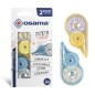 Osama Correttore a Nastro 20 m Impugnatura Ergonomica blister 2 Pezzi OW84005799 Osama Correttore a Nastro 20 m Impugnatura Ergonomica blister 2 Pezzi OW84005799
