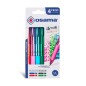 Osama Penna a Sfera 4 Colori Multichrome Punta Media 1,0 mm Fusto Cromo Pastello 4 Pezzi OW84010441 Osama Penna a Sfera 4 Colori Multichrome Punta Media 1,0 mm Fusto Cromo Pastello 4 Pezzi OW84010441