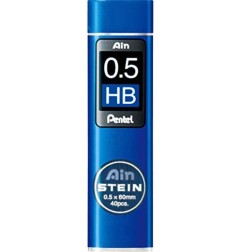 Pentel Ain Stein C275 Mine di Ricambio HB per Portamine 0,5 mm 40 Pz