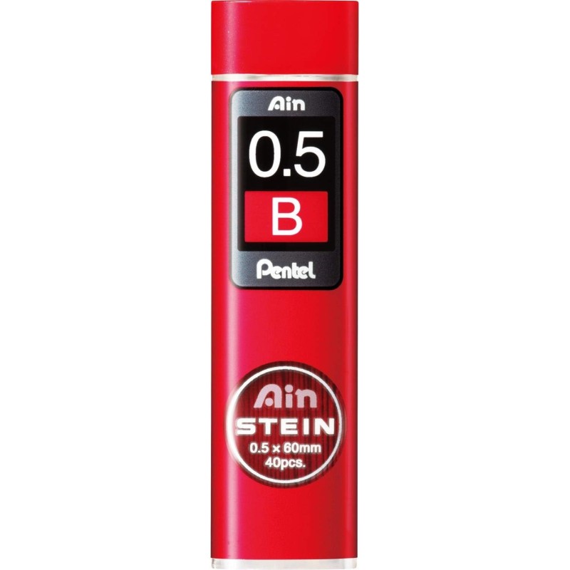 Pentel Mine Ain Stein 0.5 mm HB per Portamine Alta Resistenza 40 Pz C255
