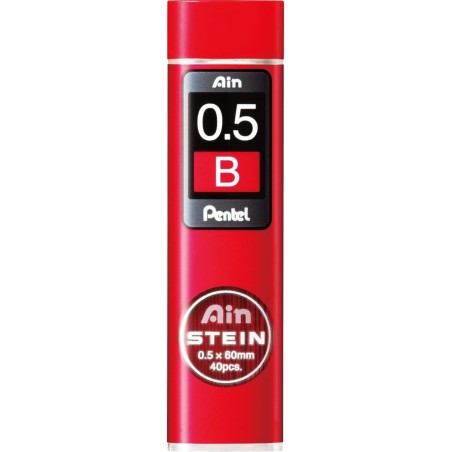 Pentel Mine Ain Stein 0.5 mm HB per Portamine Alta Resistenza 40 Pz C255
