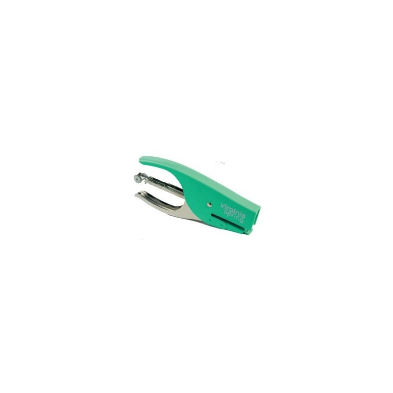 Iternet Cucitrice Manuale a Pinza Virginia Spring Pastel Passo 6 Max 18 Fogli Verde 0101VE