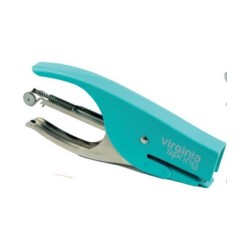 Iternet Cucitrice Manuale a Pinza Virginia Spring Pastel Passo 6 Max 18 Fogli Azzurro 0101AZ