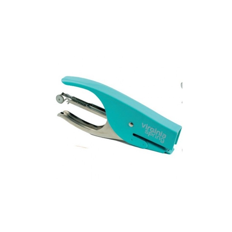 Iternet Cucitrice Manuale a Pinza Virginia Spring Pastel Passo 6 Max 18 Fogli Azzurro 0101AZ Iternet Cucitrice Manuale a Pinza Virginia Spring Pastel Passo 6 Max 18 Fogli Azzurro 0101AZ