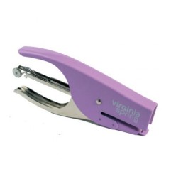 Iternet Cucitrice Manuale a Pinza Virginia Spring Pastel Passo 6 Max 18 Fogli Lilla 0101VI