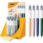 BIC 4 Colours Wood penna a sfera effetto legno punta media 1 mm 30 Pz 507406 BIC 4 Colours Wood penna a sfera effetto legno punta media 1 mm 30 Pz 507406