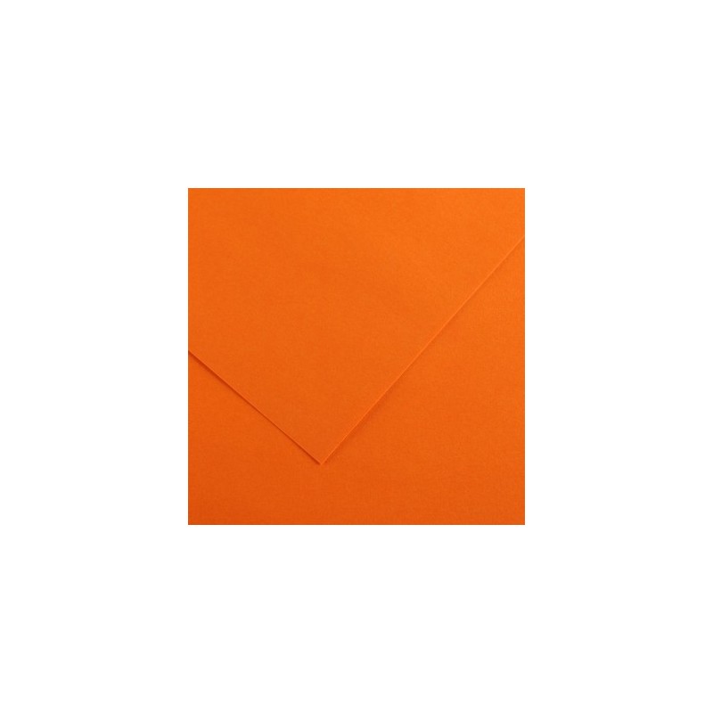 Canson Colorline Carta Arancione 09 A4 220 g/m² Liscio Ruvido 50 Fogli C507412006