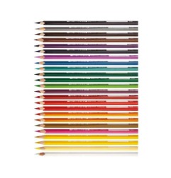 Nikoffice Matite Colorate Mina 4,0 mm Bianco 12 Pezzi 32/206-1