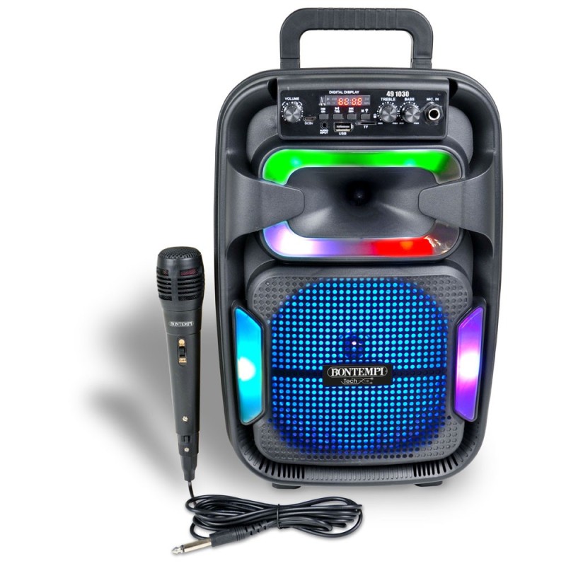 ALTOPARLANTI WIRELESS BONTEMPI 120W +MICROFONO 49-1030 ALTOPARLANTI WIRELESS BONTEMPI 120W +MICROFONO 49-1030