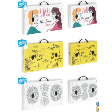 FAVORIT Valigetta in Polionda soggetti Smart 2 Chiusure 36,5x56,5 dorso 5,5 400183886