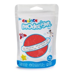 Carioca Modelight pasta da modellare leggera 50 g rosso