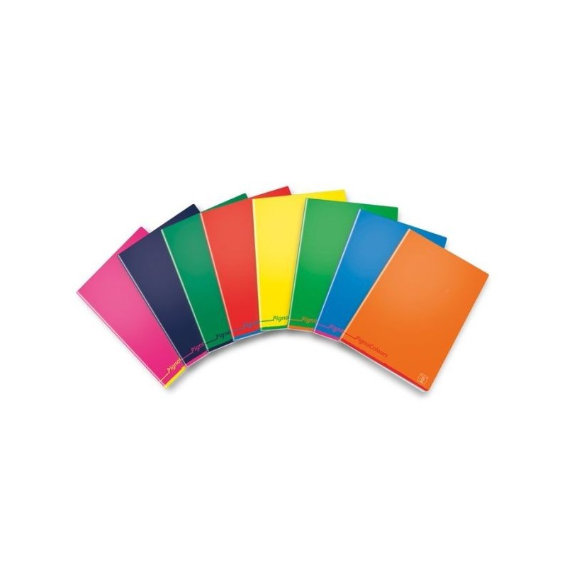 PIGNA COLOURS Conf.10 pz Quaderno Maxi 10M 20+1 fogli Tinta Unita - 80 gr Colori Assortiti PIGNA COLOURS Conf.10 pz Quaderno Maxi 10M 20+1 fogli Tinta Unita - 80 gr Colori Assortiti