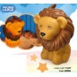 Lampada Happy Light Lebez Lion formato grande, altezza 30 cm - 82016