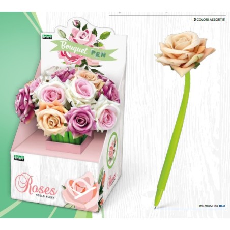 Penna flexi Lebez Roses espositore 16 - 82102