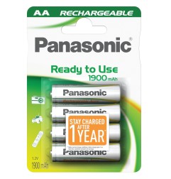 Panasonic Evolta pile stilo AA ricaricabili NiMH 1900 mAh