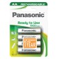 Panasonic Evolta pile stilo AA ricaricabili NiMH 1900 mAh – blister 4 pezzi Panasonic Evolta pile stilo AA ricaricabili NiMH 1900 mAh – blister 4 pezzi