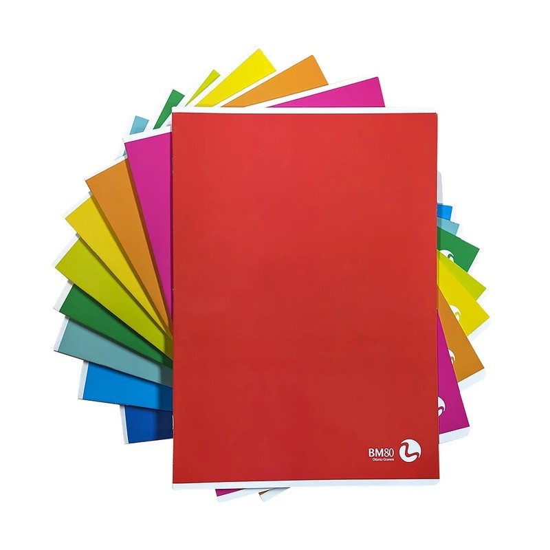 BM COLOR BASIC Conf.10 pz Quaderni Maxi 20+1 fogli - rig.Q 80gr 0110606