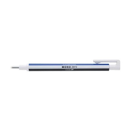 PORTAGOMMA DI PRECISIONE MONO ZERO TOMBOW. MECCANISMO A PULSANTE E GUIDA IN METALLO. PUNTA ROTONDA DIAMETRO 2,3 mm.