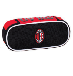 Seven Bustina Round Plus Milan Kick and Score 30F202506-899 astuccio in poliestere con zip