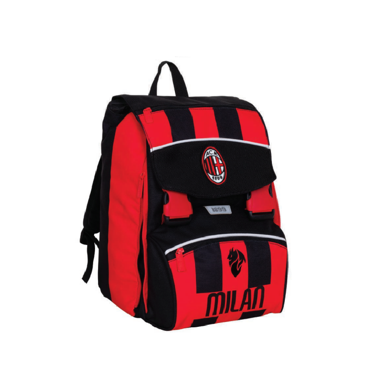 Seven Zaino Sdoppiabile Big Milan Kick and Score 20F202500-899 schienale ergonomico poliestere Seven Zaino Sdoppiabile Big Milan Kick and Score 20F202500-899 schienale ergonomico poliestere