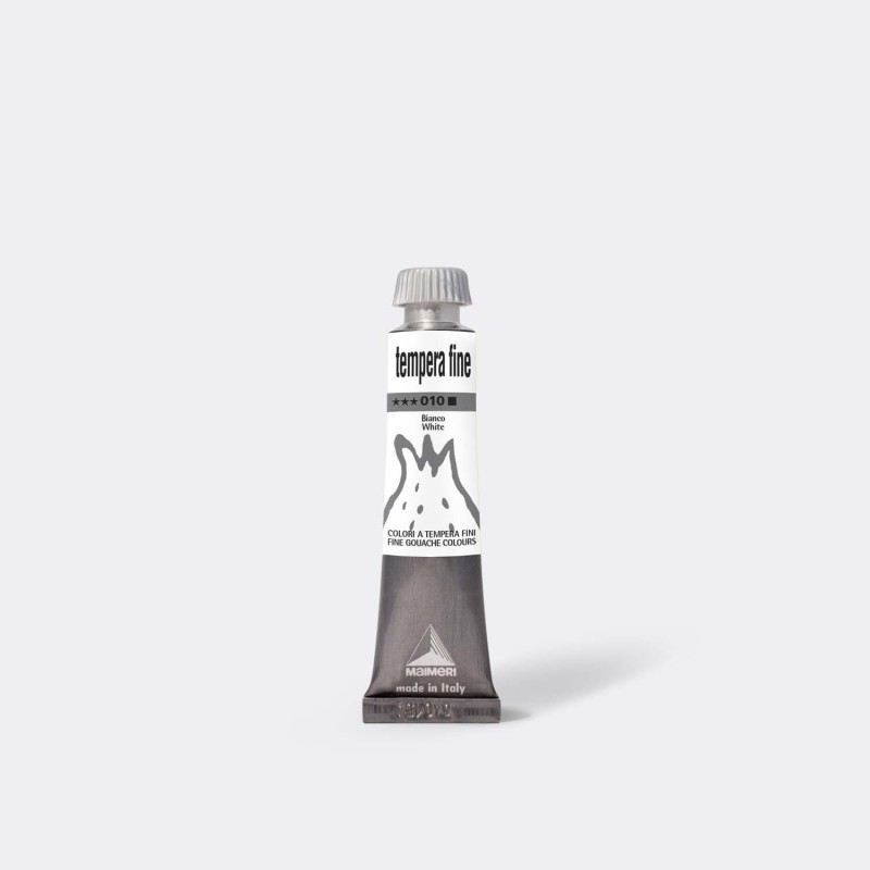 Maimeri Tempera Fine Bianco 20 ml M2502010 Maimeri Tempera Fine Bianco 20 ml M2502010