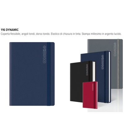 AGENDA 2026 17X24 SETTIMANALE - DYNAMIC C/ELAST. BLUETTE 054811601C