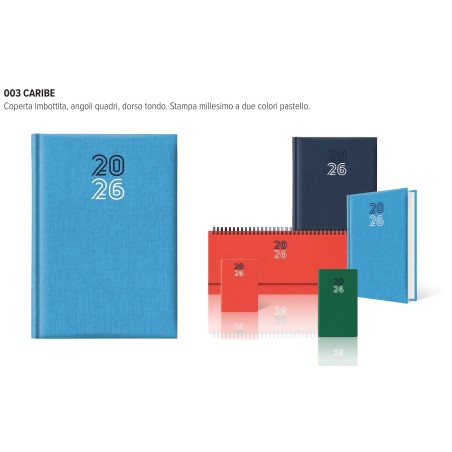 AGENDA 2026 8X14 SETTIMANALE VRT - CARIBE VERDE 055200304C