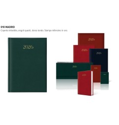 AGENDA 2026 17X24 SETTIMANALE - MADRID ROSSO INGLESE 054801008C
