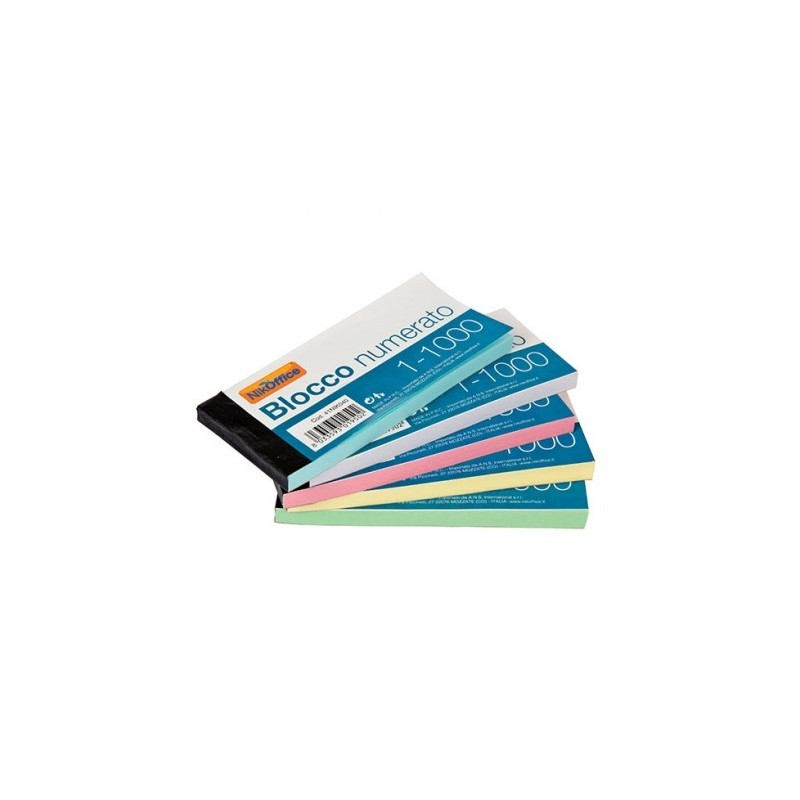 BLOCCHI NUMERATI 1/100 (10pz) 5 COL.FORTI 41/039 BLOCCHI NUMERATI 1/100 (10pz) 5 COL.FORTI 41/039