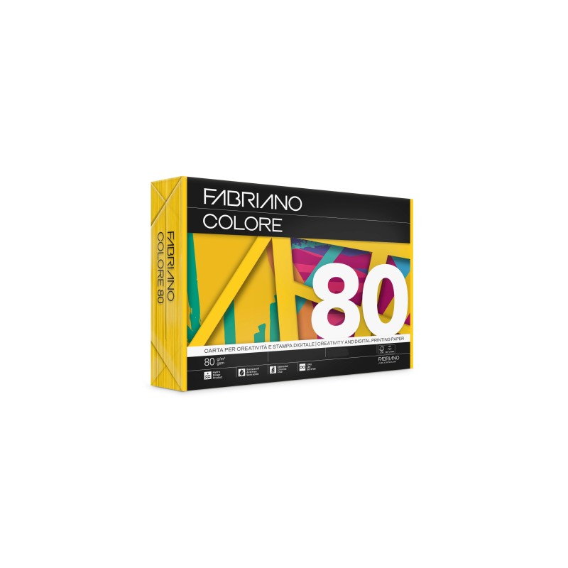 Fabriano Colore 80 A3 80g Giallo Risma 250 Fogli Carta Colorata 74629742 Fabriano Colore 80 A3 80g Giallo Risma 250 Fogli Carta Colorata 74629742