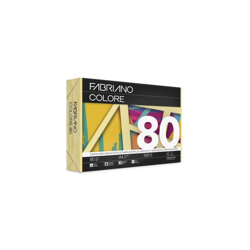 FABRIANO COLORE A4 80G -500fg -T- BANANA 75021297 FABRIANO COLORE A4 80G -500fg -T- BANANA 75021297
