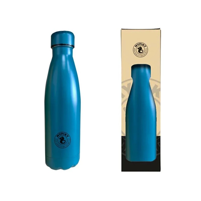 Borraccia Termica Ottanio 500ml Alluminio con Tappo a Vite e Doppia Camera MP27OT Borraccia Termica Ottanio 500ml Alluminio con Tappo a Vite e Doppia Camera MP27OT