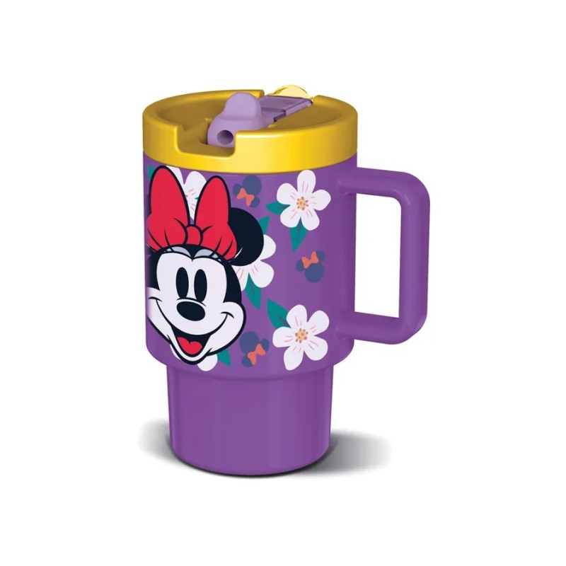 Tazza Minnie 530ml Polipropilene BPA Free con Manico e Beccuccio ST81256 Tazza Minnie 530ml Polipropilene BPA Free con Manico e Beccuccio ST81256