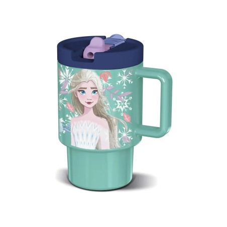 Tazza Frozen 530ml Polipropilene BPA Free con Manico e Beccuccio ST81056