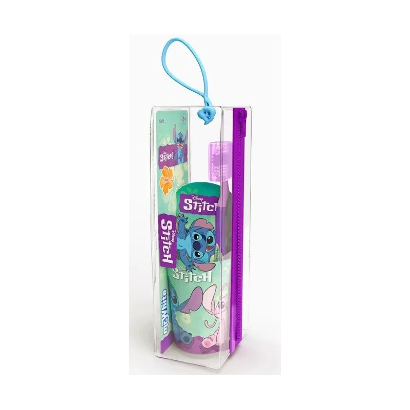 Set Igiene Orale Bambini Stitch con Pochette Trasparente Spazzolino, Dentifricio 75ml RBPO016 Set Igiene Orale Bambini Stitch con Pochette Trasparente Spazzolino, Dentifricio 75ml RBPO016