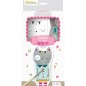 Avenue Mandarine Friends to Paint Huguette gatto cotone 24 cm con 6 vernici pennello PP033C Avenue Mandarine Friends to Paint Huguette gatto cotone 24 cm con 6 vernici pennello PP033C