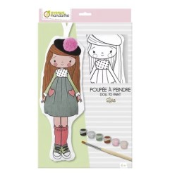 Bambolina da dipingere Avenue Mandarine Lisa 29 cm - PP040C