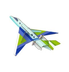 Avenue Mandarine Puzzle 3D Aeroplano Cartone 3 fogli 20x20 cm PU033C