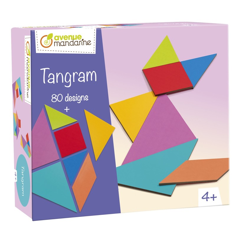 Avenue Mandarine Gioco educativo Tangram in cartone JE536C Avenue Mandarine Gioco educativo Tangram in cartone JE536C