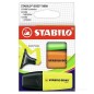 Stabilo Boss Mini 3 evidenziatori tascabili colori fluo 07/3-2-02 Stabilo Boss Mini 3 evidenziatori tascabili colori fluo 07/3-2-02