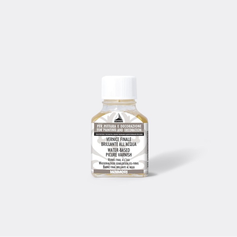 VERNICE FINALE BRILLANTE ACQUA MAIMERI 75ml M5816668 x pittura acrilica VERNICE FINALE BRILLANTE ACQUA MAIMERI 75ml M5816668 x pittura acrilica