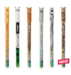 Wild Animal penne cancellabili slim 0.7 mm blu cappuccio 36 pz assortite 20/252
