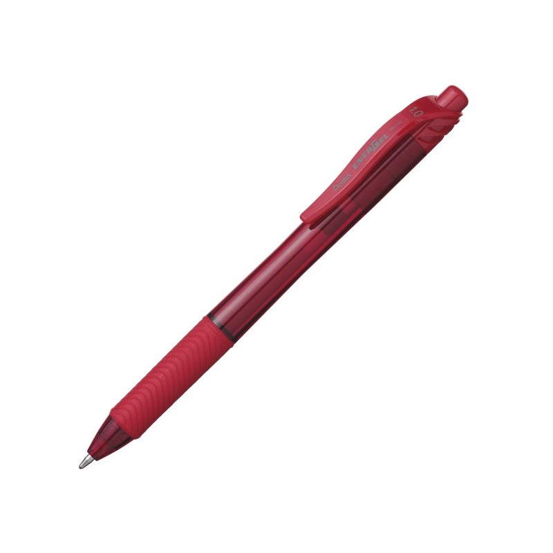 Pentel EnerGel-X BL110 penna gel a scatto 1 mm rosso 12 Pz Pentel EnerGel-X BL110 penna gel a scatto 1 mm rosso 12 Pz